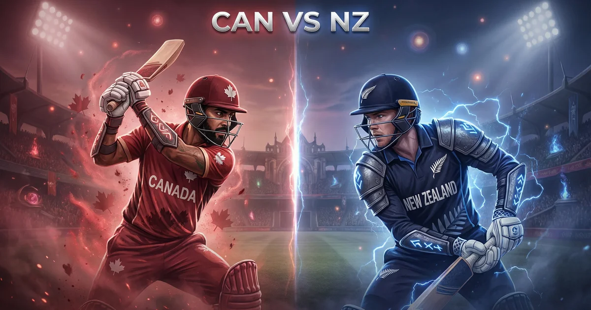CAN vs NZ Dream11 Prediction, Playing XI, Pitch Report & Fantasy Winning Team | T20 World Cup 2026