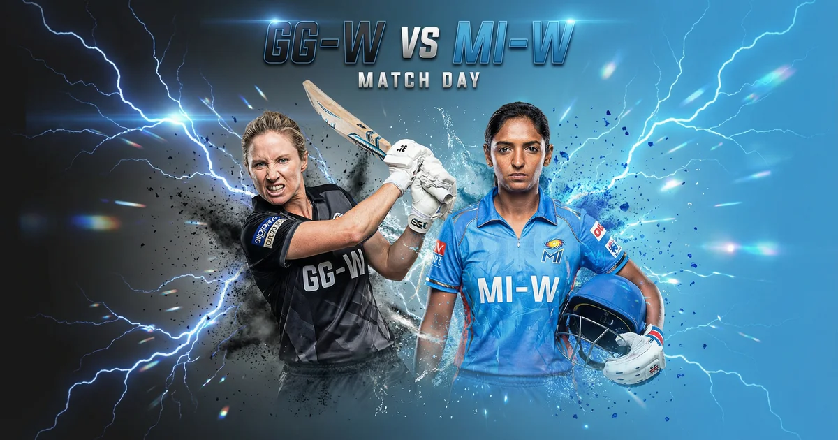 GG-W vs MI-W Live Streaming, Gujarat Giants Women vs Mumbai Indians Women, WPL 2026 Match Preview