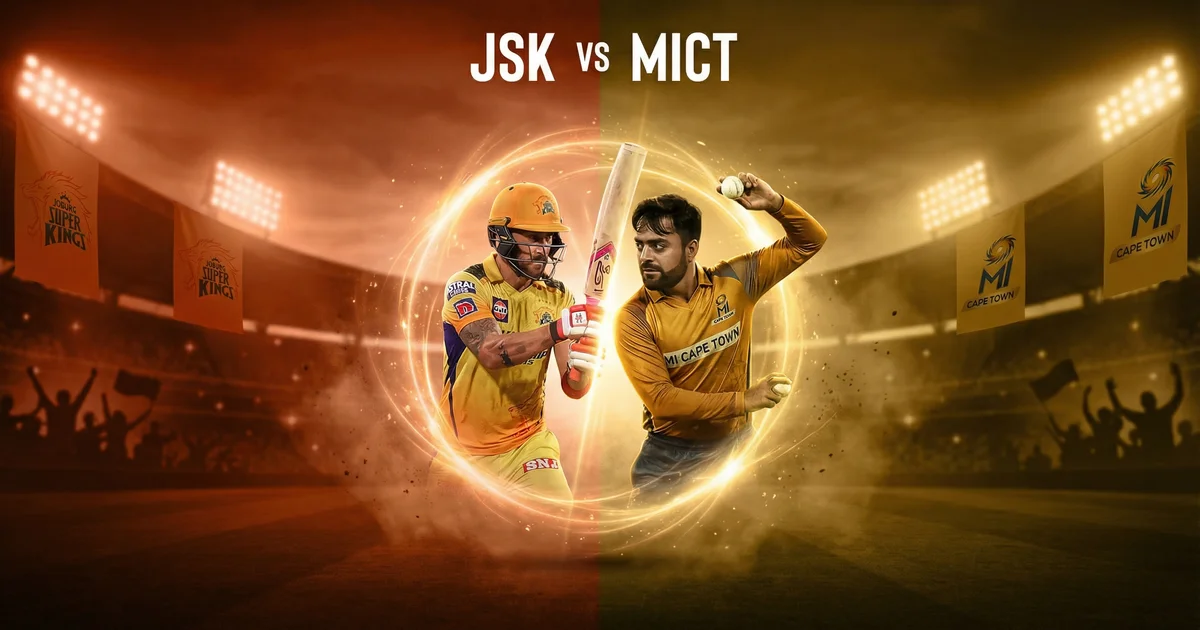 JSK vs MICT – SA20 Match Preview, Pitch Report, Playing XI, Injury Updates & Live Streaming