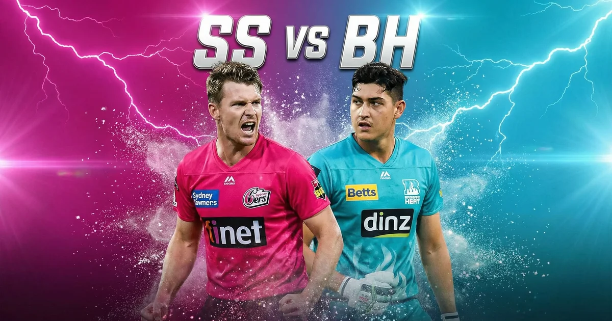 Brisbane Heat vs Sydney Sixers BBL Match Preview – Pitch Report, Weather, Fantasy Picks & Live Streaming