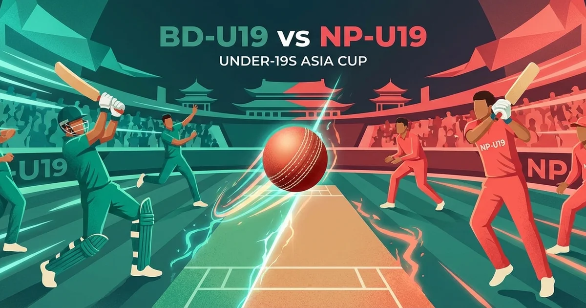 BD-U19 vs NP-U19 Fantasy Prediction: U19 Asia Cup Match Preview