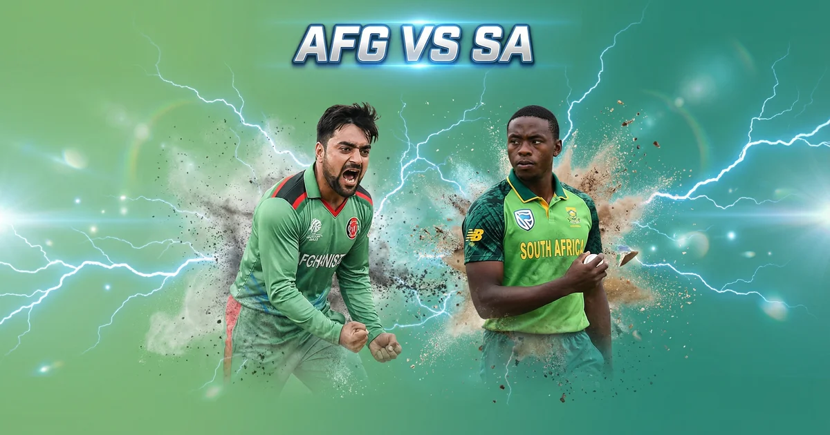 AFG vs SA मैच प्रेडिक्शन: वर्ल्ड कप मुकाबले के लिए फैंटेसी टिप्स, पिच रिपोर्ट और महत्वपूर्ण आँकड़े