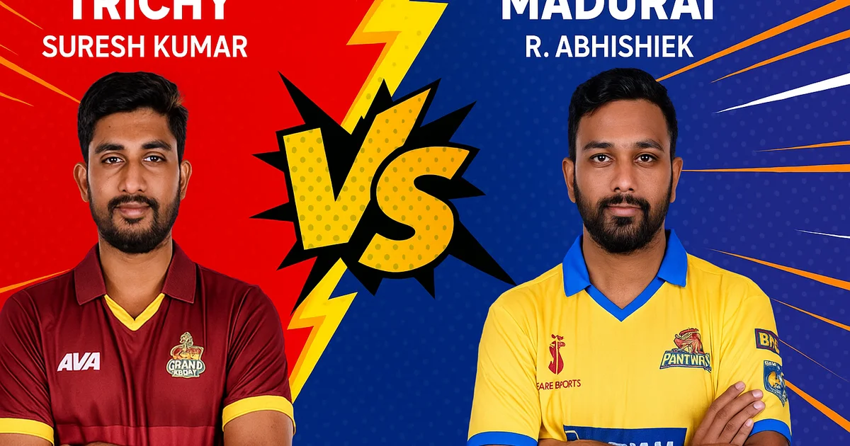 TNPL 2025: Trichy Grand Cholas vs Siechem Madurai Panthers – Match Preview, Fantasy Tips & Pitch Report