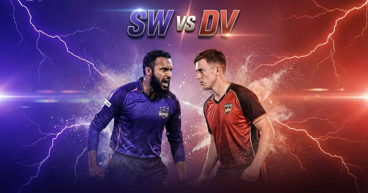 Sharjah Warriors vs Desert Vipers – ILT20 Match Analysis, Pitch Trends & Key Player Insights