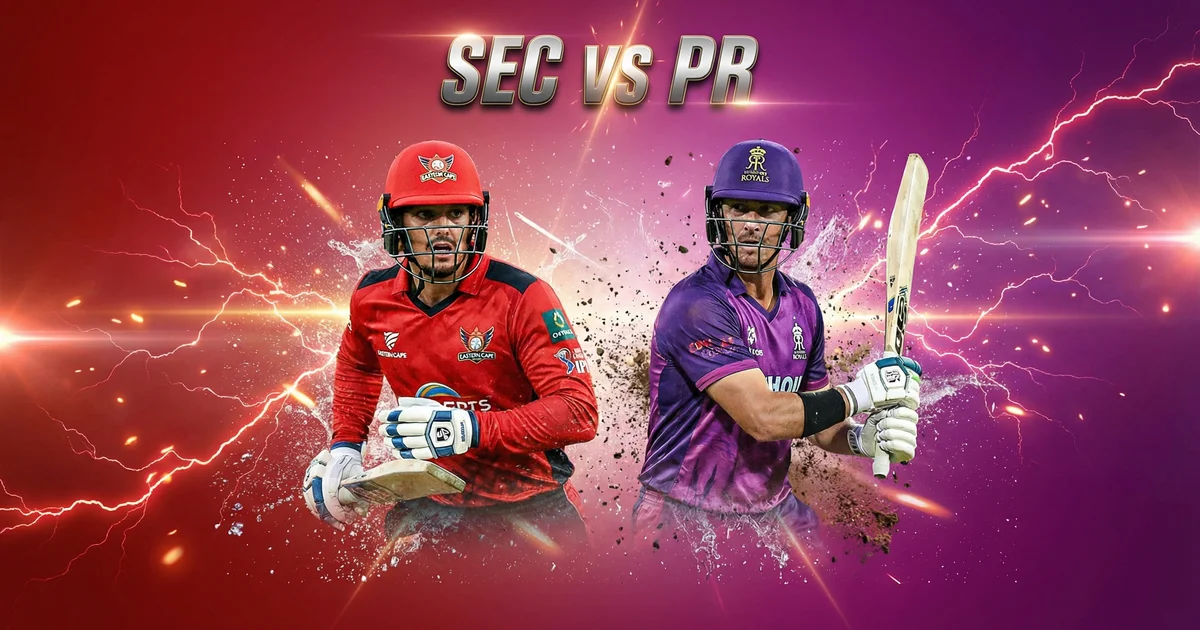 SEC vs PR Qualifier 2 मैच प्रेडिक्शन: आज के मैच का सटीक पूर्वानुमान और SA20 फाइनल की रेस!