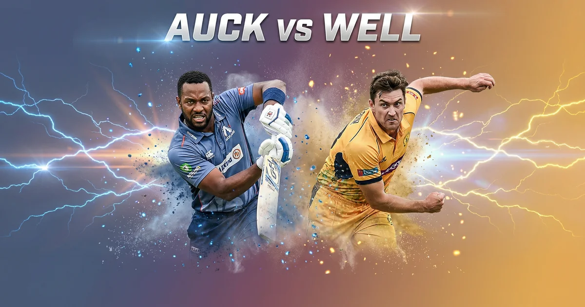 AA vs WF Super Smash Match Preview | Basin Reserve Pitch Report, Key Players & Fantasy Strategy
