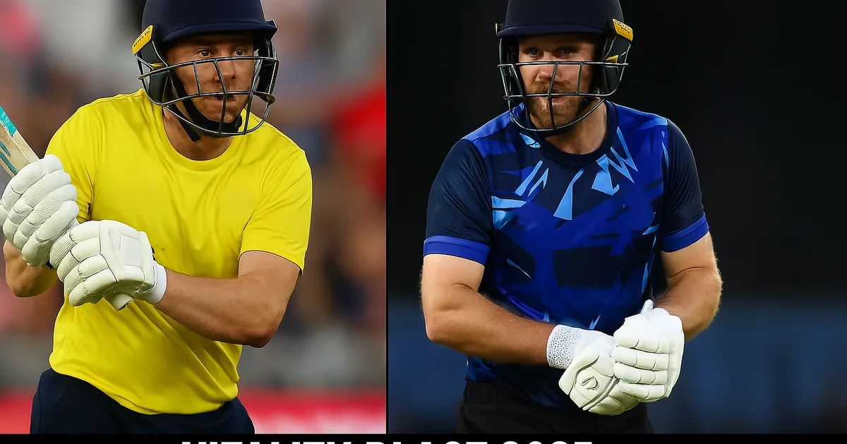 Hampshire vs Sussex: Vitality Blast Men 2025 — Form Guide, Key Players & Fantasy Team Prediction Today