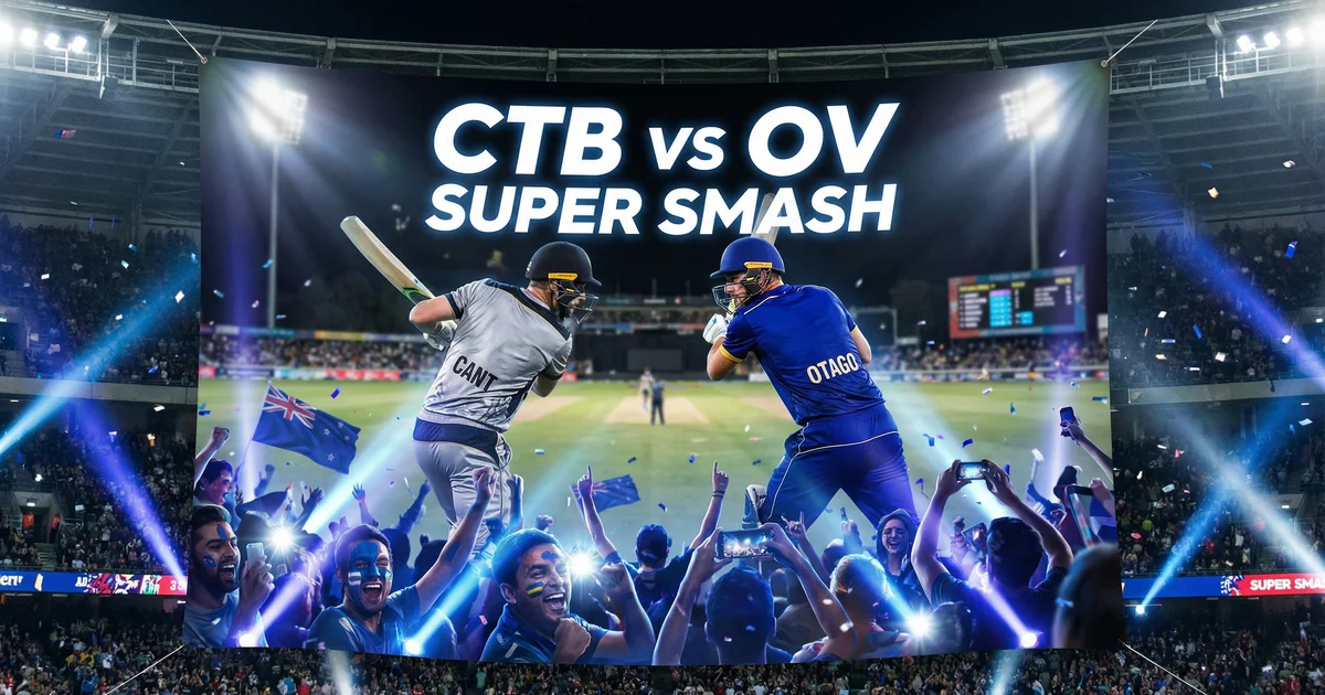 CTB बनाम OV मैच प्रीव्यू – सुपर स्मैश 2026 | पिच रिपोर्ट, टीम विश्लेषण और फैंटेसी टिप्स