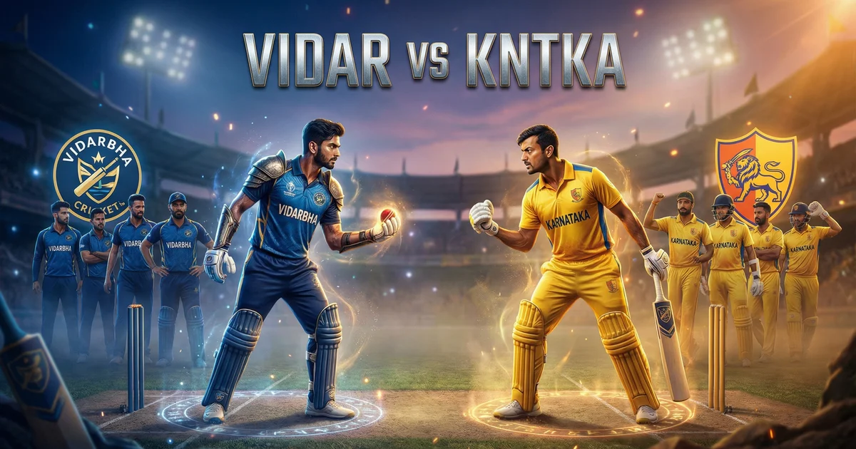 KNTKA vs VIDAR Dream11 Prediction: विजय हज़ारे ट्रॉफी सेमीफाइनल का सटीक पूर्वानुमान और फैंटेसी टिप्स 🏏