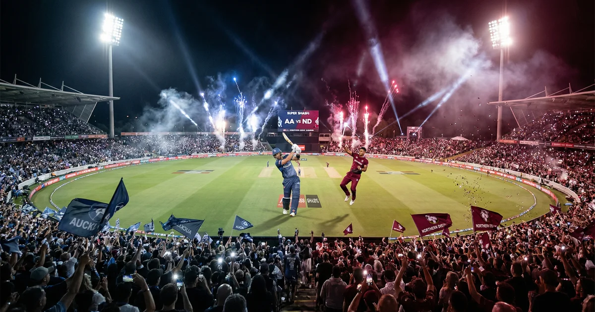 ऑकलैंड बनाम नॉर्दर्न डिस्ट्रिक्ट्स सुपर स्मैश 2026: मैच प्रीव्यू, पिच रिपोर्ट और फैंटेसी टिप्स