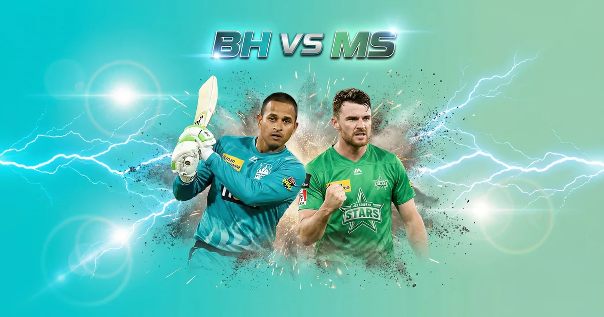 BBL 2025: Brisbane Heat vs Melbourne Stars Match Preview | Gabba Pitch Report, Injury Updates & Live Streaming