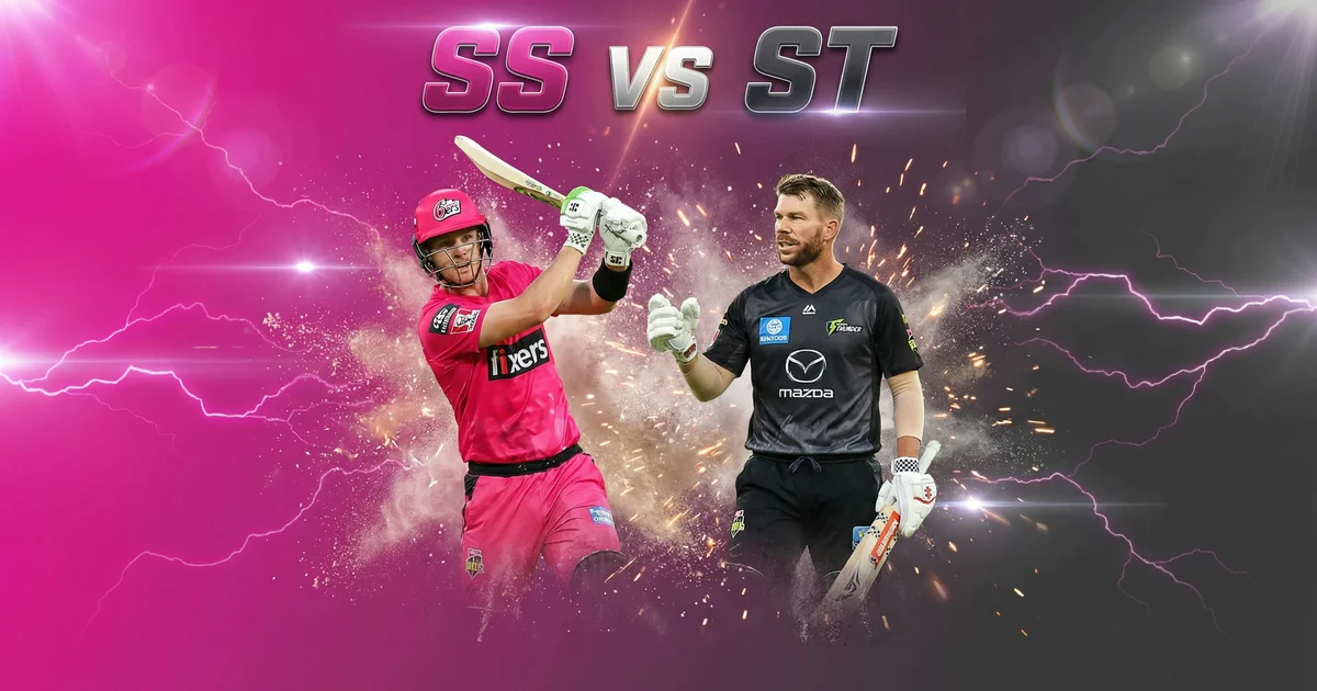 Sydney Sixers vs Sydney Thunder – Sydney Smash BBL 2026 | Live Streaming, Pitch Report, Injury Updates, Fantasy Tips