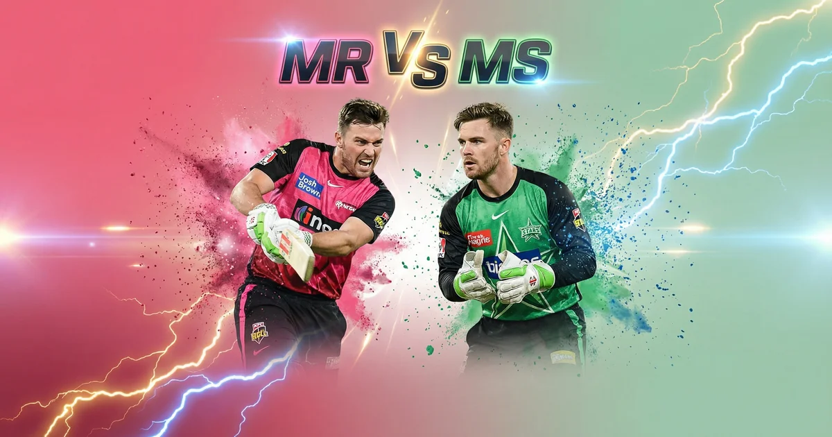 Melbourne Derby REN vs STA – BBL 2025-26 Match Preview, Pitch Report, Fantasy Tips, Injury Updates & Live Streaming