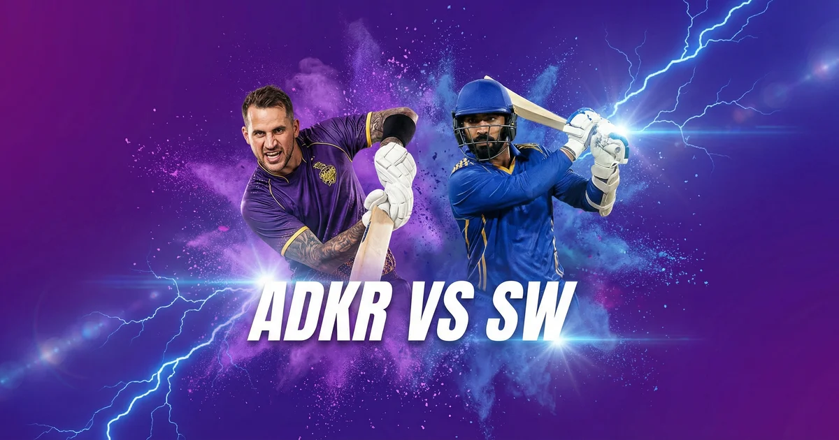 Abu Dhabi Showdown! Knight Riders vs Warriors Fantasy Cricket Preview