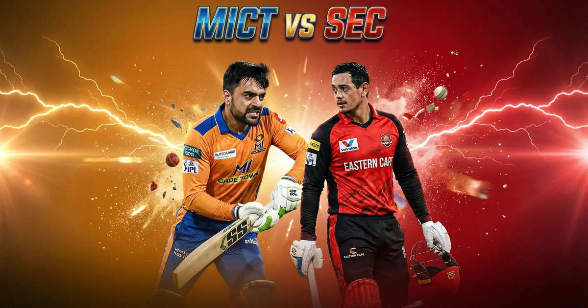 MI केप टाउन बनाम सनराइजर्स ईस्टर्न केप प्रीव्यू, पिच रिपोर्ट और फैंटेसी टिप्स | SA20 2026