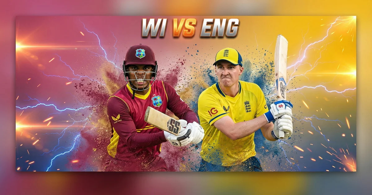 ENG vs WI Dream11 Prediction: T20 World Cup का महामुकाबला, आज के मैच का सटीक पूर्वानुमान और फैंटेसी टिप्स 🏏