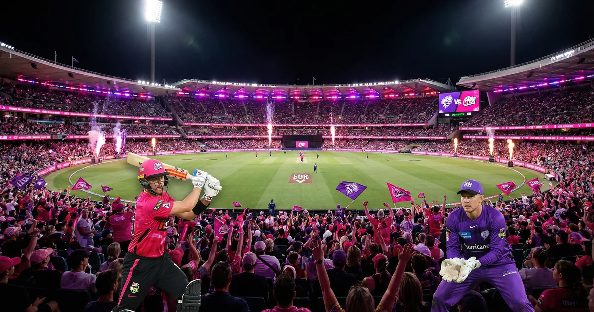 Sydney Sixers vs Hobart Hurricanes – BBL 2025-26 Match Preview, Pitch Report, Fantasy Tips, Live Streaming & Injury Updates