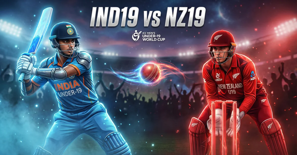 IND19 vs NZ19 Dream11 प्रेडिक्शन: U19 World Cup के लिए आज के मैच का सटीक पूर्वानुमान और फैंटेसी टिप्स