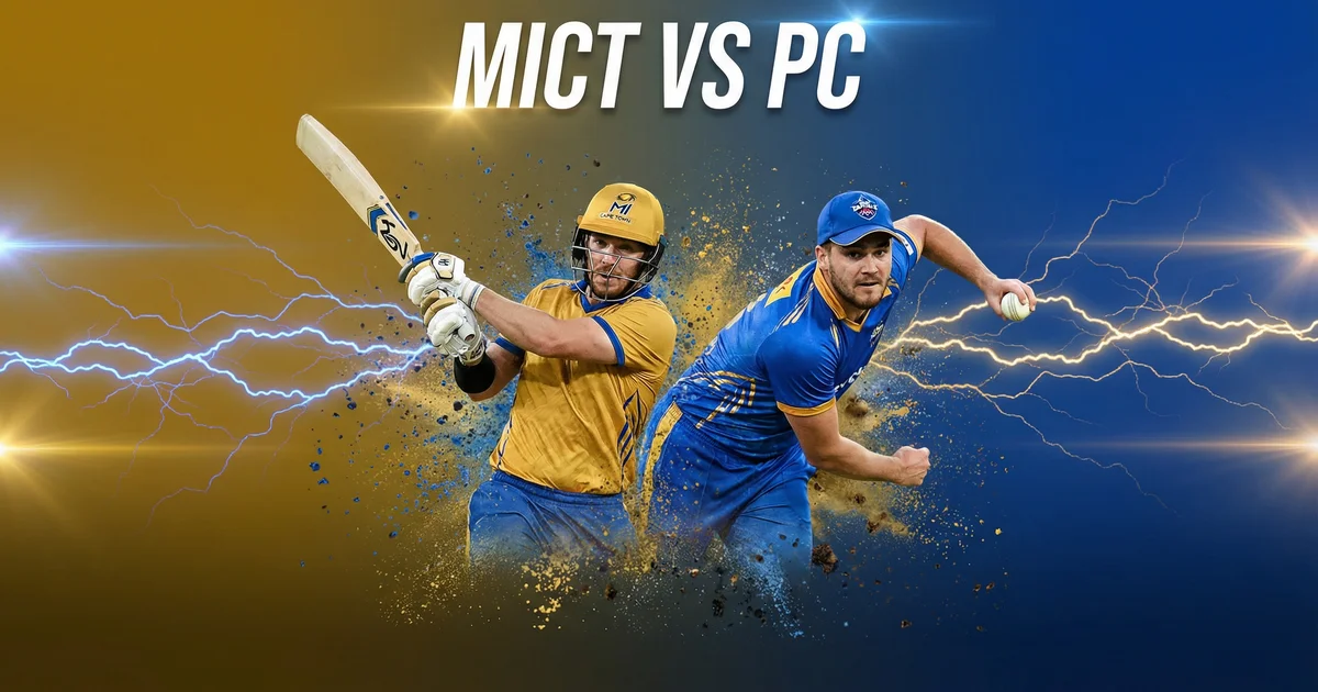MICT vs PC Match Preview: SA20 Fantasy Cricket Prediction & Analysis
