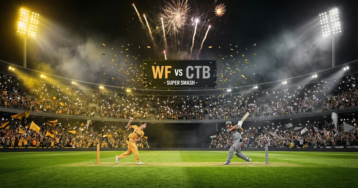 WF बनाम CTB सुपर स्मैश 2026 प्रीव्यू: पिच रिपोर्ट, प्लेइंग XI, इंजरी अपडेट, फैंटेसी टिप्स और मैच टाइम