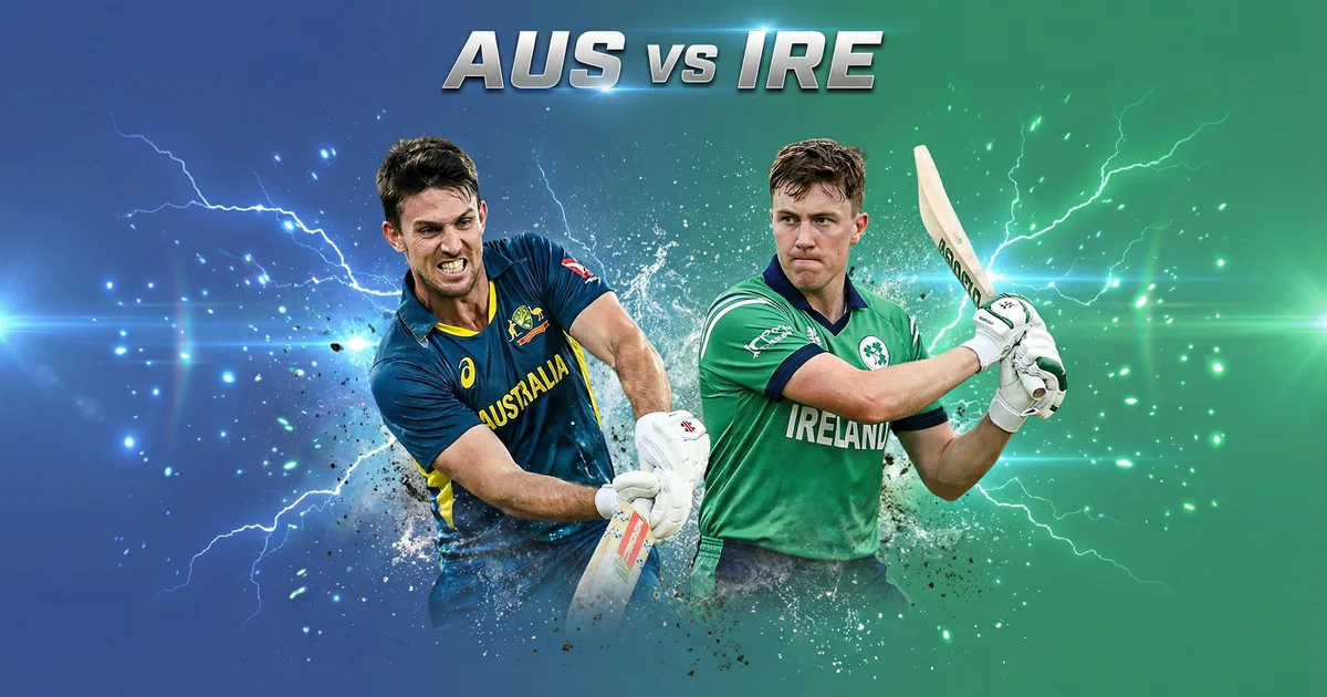 AUS vs IRE Match Prediction: आज के मैच का सटीक पूर्वानुमान और फैंटेसी टिप्स 🏏