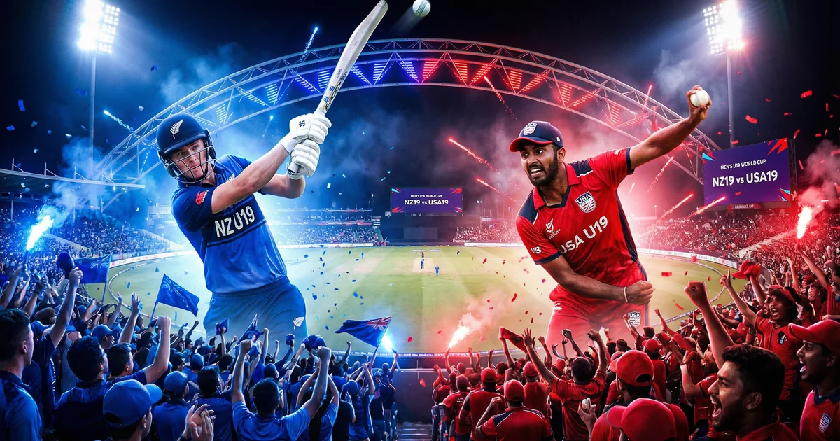 बुलावायो में घमासान! NZ U19 vs USA U19 मैच प्रेडिक्शन: आज के मैच का सटीक पूर्वानुमान और फैंटेसी टिप्स