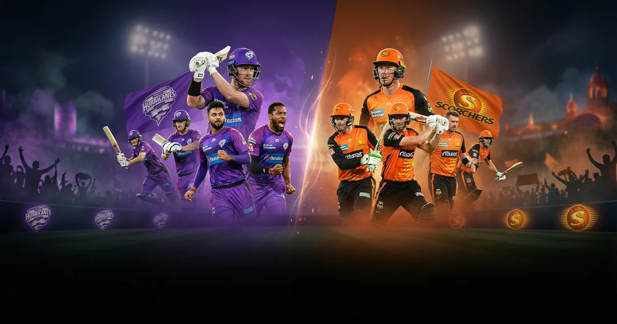 BBL 2026: हॉबार्ट हरिकेन्स बनाम पर्थ स्कॉर्चर्स मैच प्रीव्यू | हॉबार्ट पिच रिपोर्ट, चोट अपडेट्स और लाइव स्ट्रीमिंग
